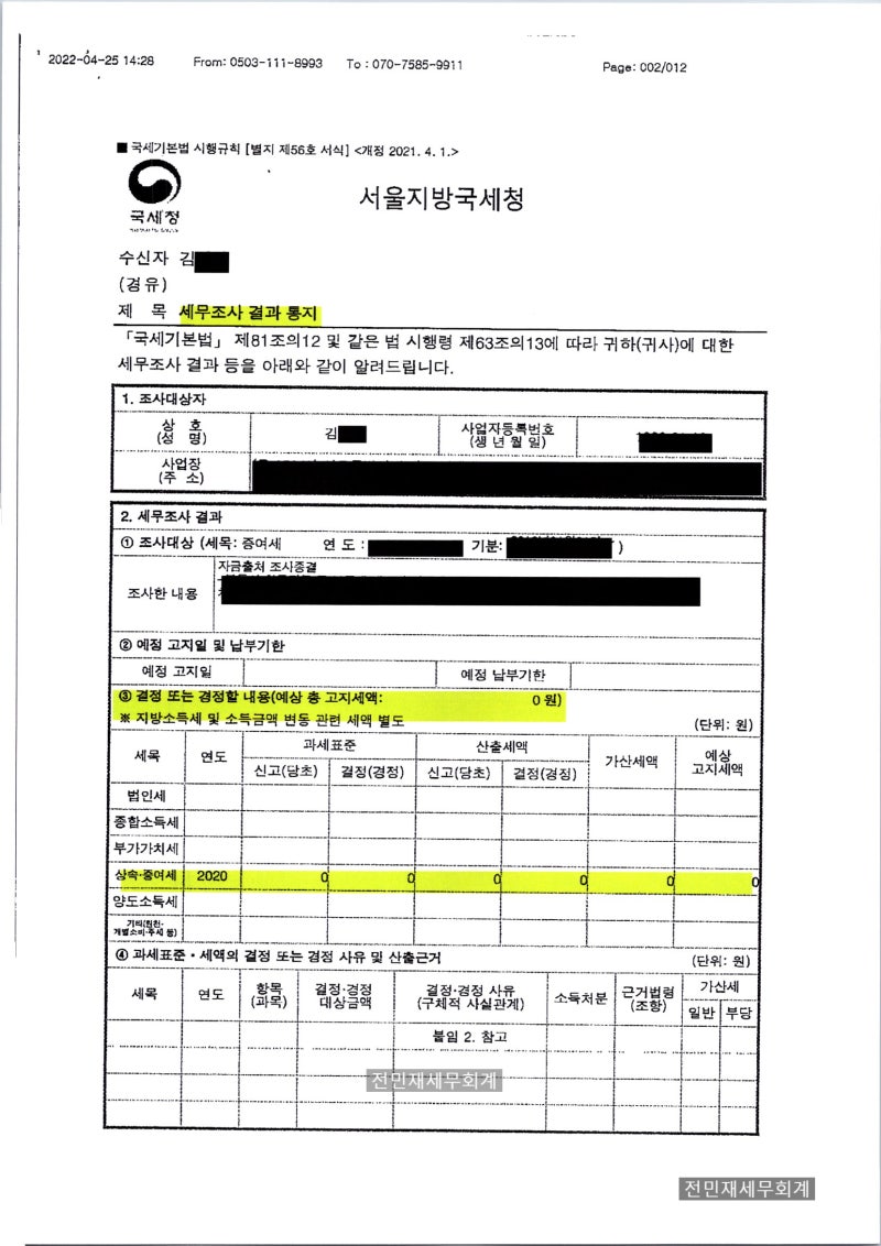 증여세무상담 세무조사 대응 유리한 방법으로