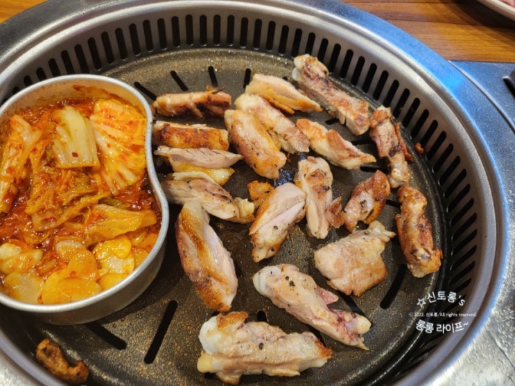  전주 평화동 사계진미 숯불닭갈비와 술을 무한리필로 즐기기