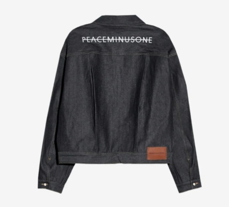 피스마이너스원 데님 자켓 #1 인디고 Peaceminusone Denim Jacket #1 Indigo