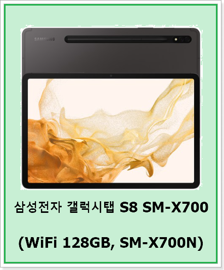 삼성전자 갤럭시탭 S8 SM-X700(WiFi 128GB) 리뷰