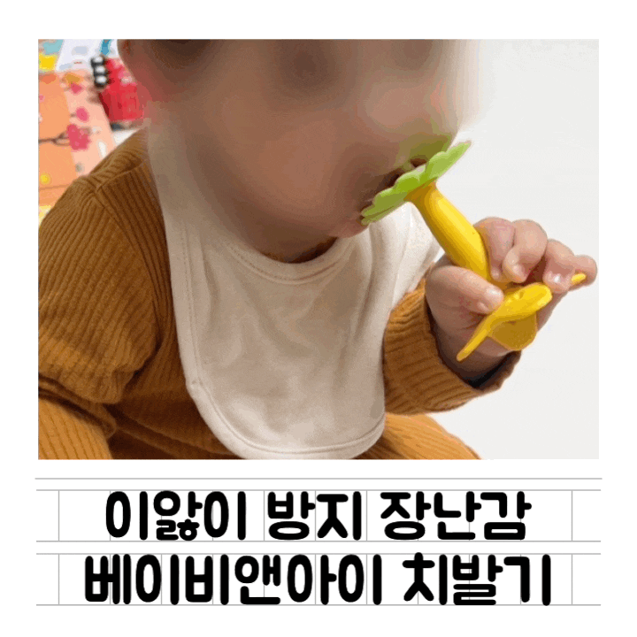 [내돈내산] 베이비앤아이 노리개 실리콘 치발기 : 이앓이 방지