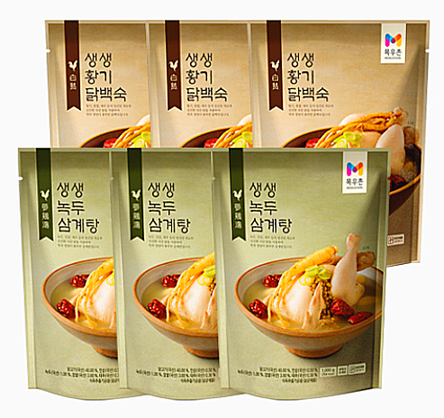  농협 목우촌 생생삼계탕/생생 녹두 삼계탕,생생 황기 닭백숙