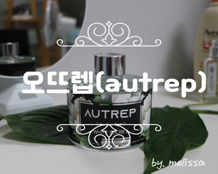 오뜨렙(autrep) 실내방향제 은은한 향기로 기분까지 업업! / 블랙체리 & 화이트 머스크 디퓨저
