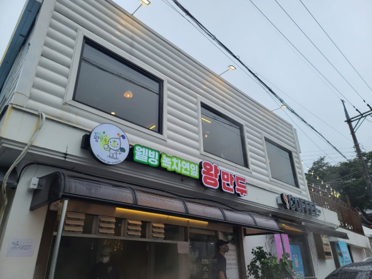  거제지세포 웰빙녹차연잎왕만두