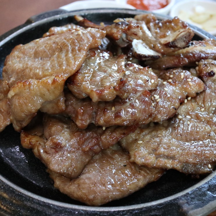  담양 수북면 돼지 갈비 맛집 복돼지 숯불 갈비