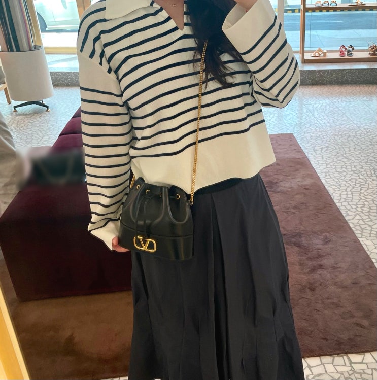  발렌티노 가방 버킷백 가라바니 블랙 득템 했다 (+ NFC 인증)