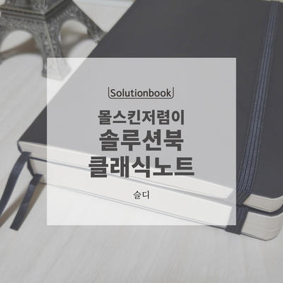 몰스킨저렴이 :: 다이어리, 독서노트로 활용 가능한 잘 써지는 솔루션북 노트