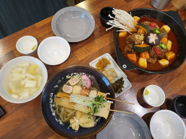  송추맛집/매운갈비찜이 있는 북한산우동집