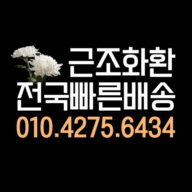  분당서울대병원장례식장으로 근조 3단화환을 보내려면
