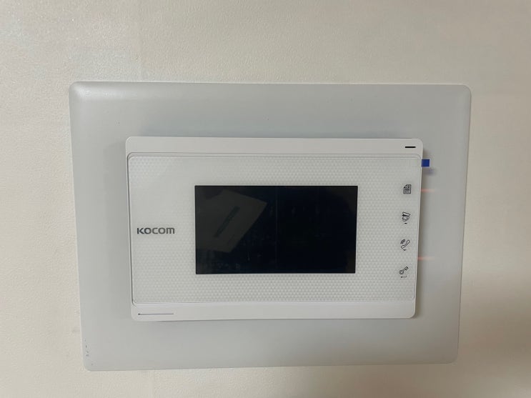  양주 덕계동 양주덕계푸르지오아파트 코콤 비디오폰 K6B VP-70C 설치 후기