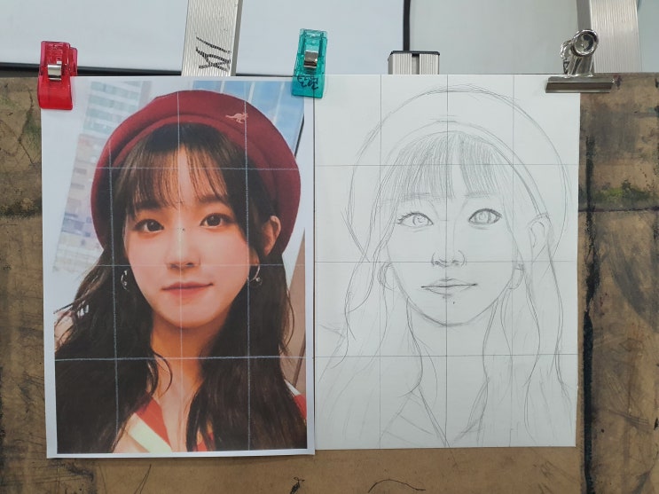  인물화그리기_탄현동초등학생미술