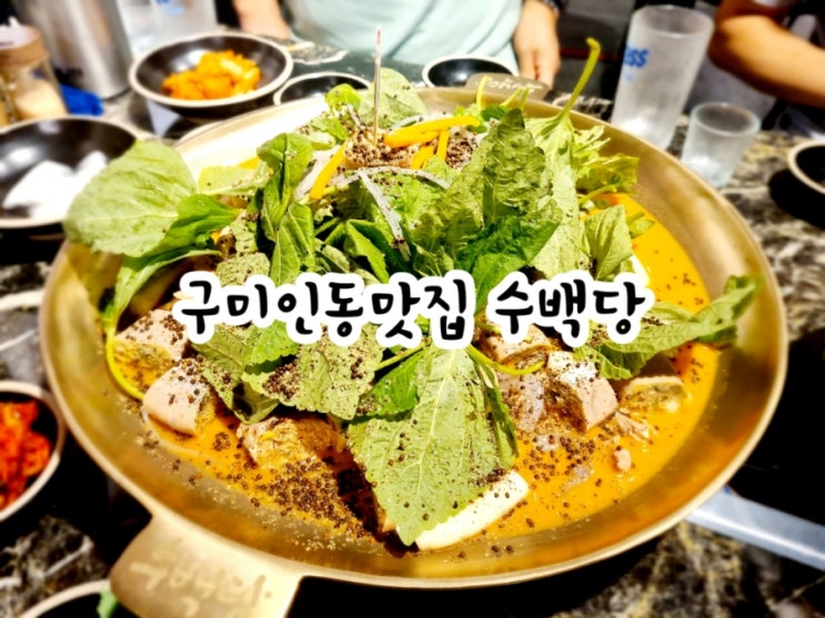  구미인동맛집 수백당 (feat. 구미 핫플)
