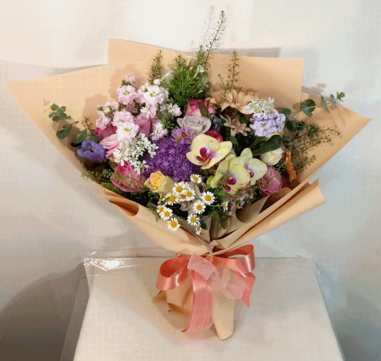  남편이 아내에게 보내는 생일 축하 꽃다발[일산 꽃집, 주엽 꽃집, 킨텍스 꽃집, 주엽 플라워]