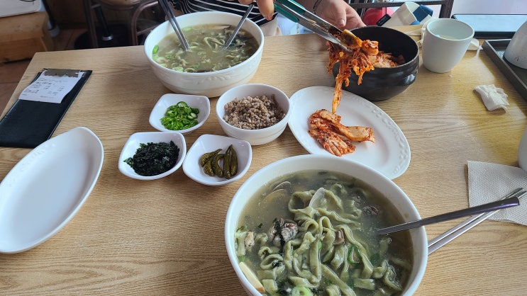 제주공항근처맛집 마두천손칼국수 현지인이 가는 식당