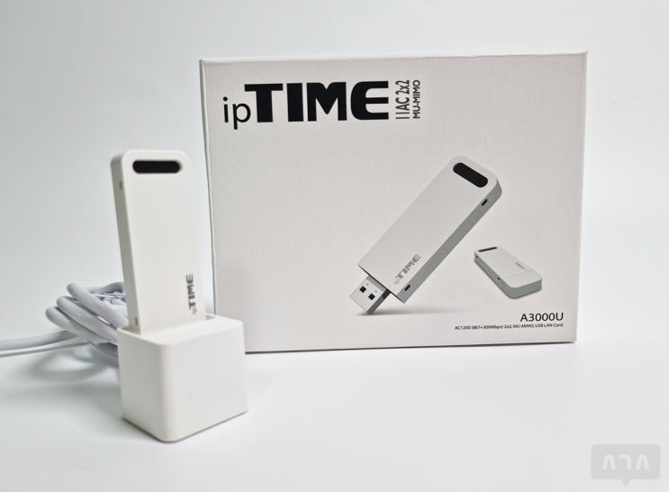  ipTIME 아이피타임 A3000U 데스크탑 USB 무선랜카드 리뷰 (강원전자)