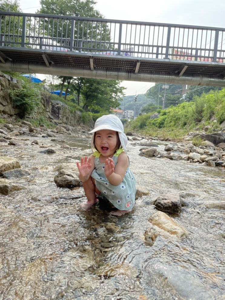  용인 고기리 계곡 아기랑 물놀이 하러 다녀온 후기! 무료 이용 가능 꿀팁