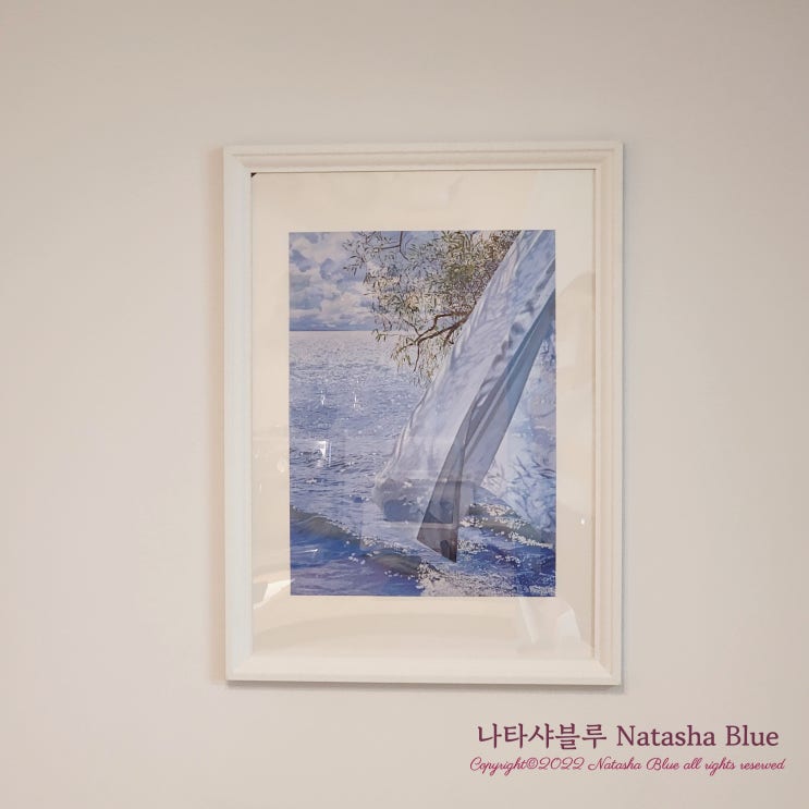  액자리폼 전시회포스터 액자만들기 (ft.이케아액자)