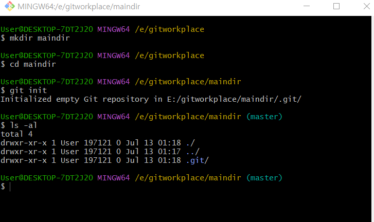  [git] repository  초간단 뜻, 초간단 생성실습