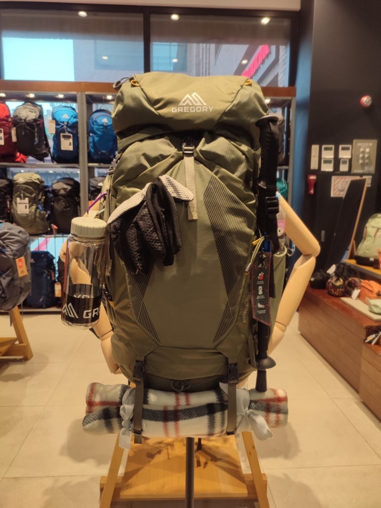  남성배낭 PARAGON 58리터 M/Lsize BURNT OLIVE 36J04026