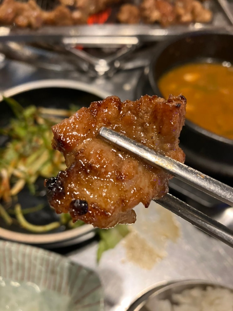  건대 고기집 청춘갈비 건대점 삼겹살 양념갈비
