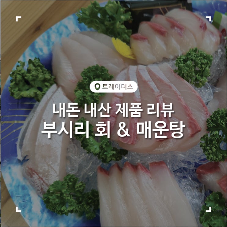  월계 이마트트레이더스 여름 제철 부시리 회 매운탕