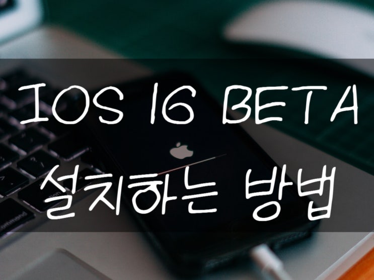 아이폰 IOS16 베타 설치 방법 알아보기