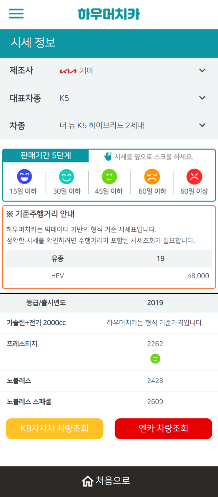 하우머치카 2022년 7월 더 뉴 K5 하이브리드 2세대 중고차시세.가격표 하우머치카 2022년 7월 더 뉴 K5 하이브리드 2세대 중고차시세.가격표