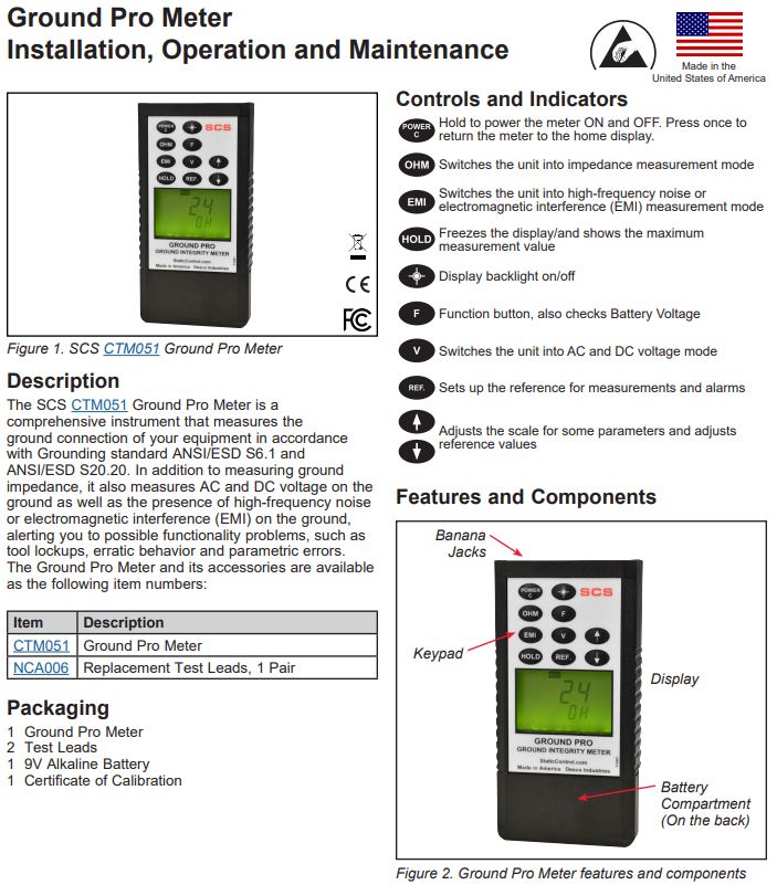  SCS Ground Pro Meter (CTM051)
