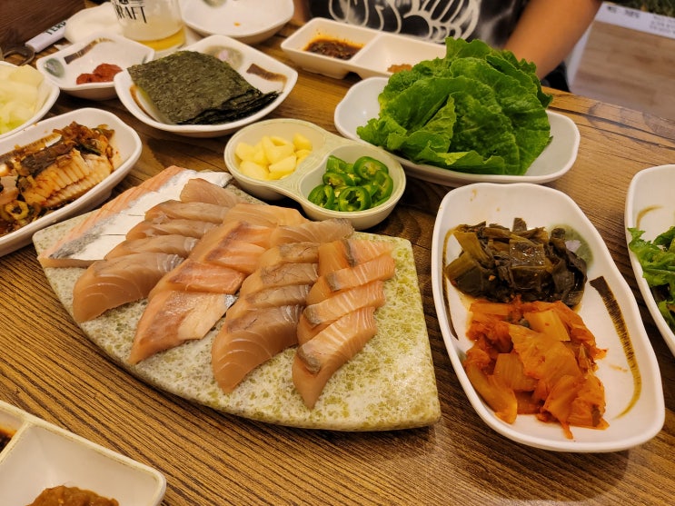  마포역 맛집 남해바다 삼치회