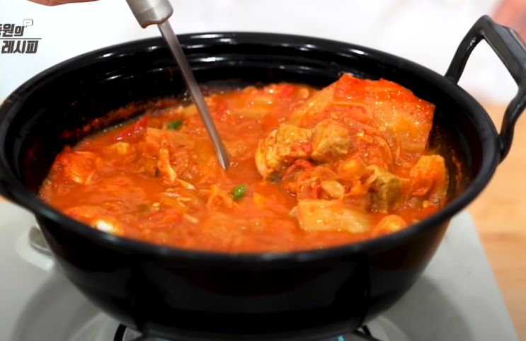  [백종원의 요리비책] 간단하게 김치찌개 만들기 백종원 김치찌개 / 초간단 김치찌개