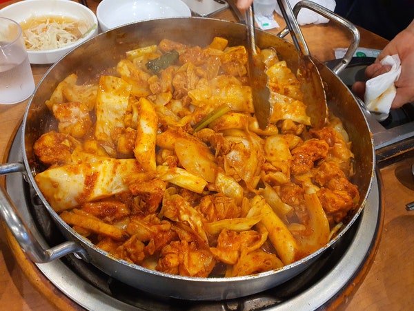 [내돈내산] 천호역 직장인 점심 맛집! 신가네해물닭갈비