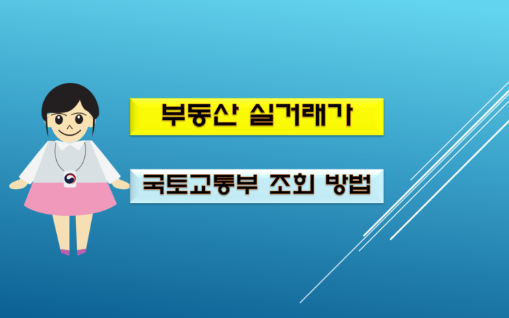  아파트 오피스텔 건물 국토교통부 실거래가 조회 방법!