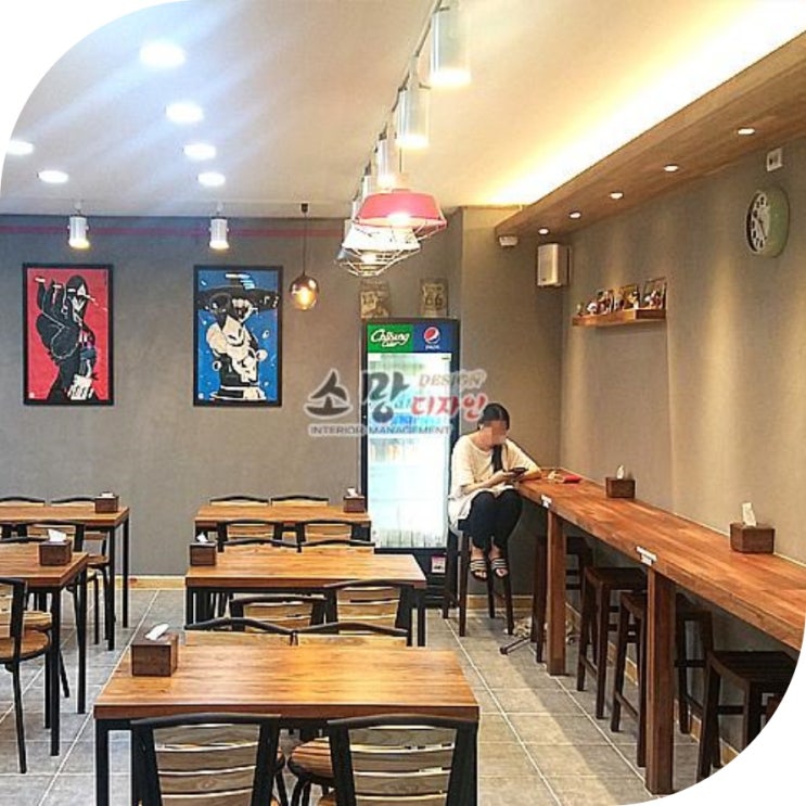  [소망디자인] 부산 분식집(식당) 인테리어 20평 브라더떡볶이 ㅣ 부산상가인테리어ㅣ부산상가전문