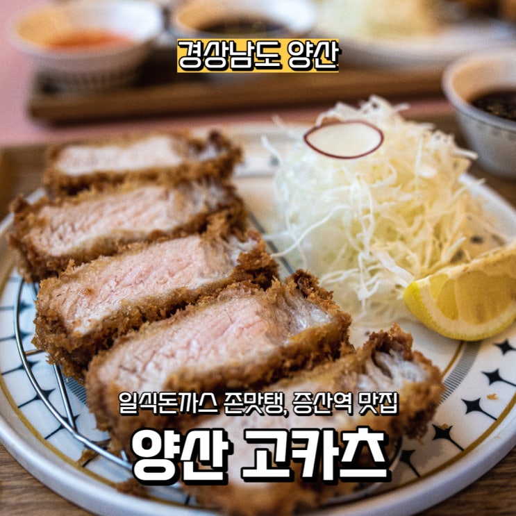 [경상남도] 양산 일식, 증산역맛집, 양산돈까스 맛집 추천! 양산 고카츠