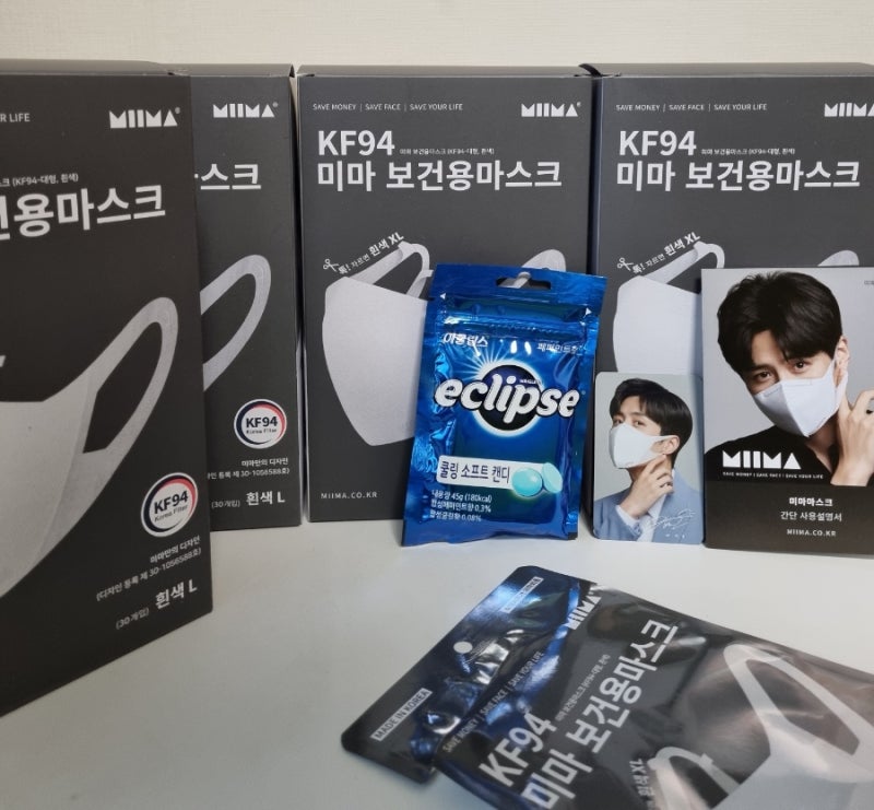 미마마스크 대형(L) 중형(M) 사이즈 후기 / 흰색