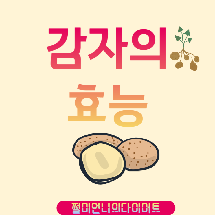 감자 효능 및 부작용 섭취 방법