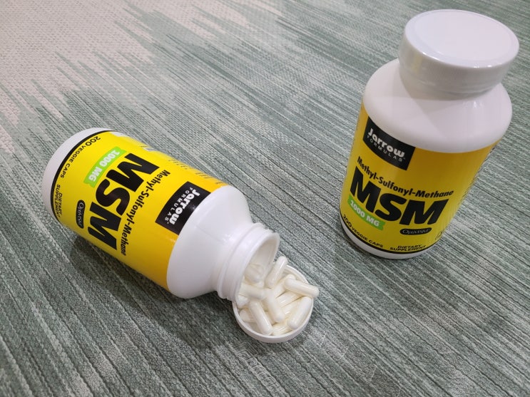  자로우 MSM 매일 먹어요 재로우 식이유황!