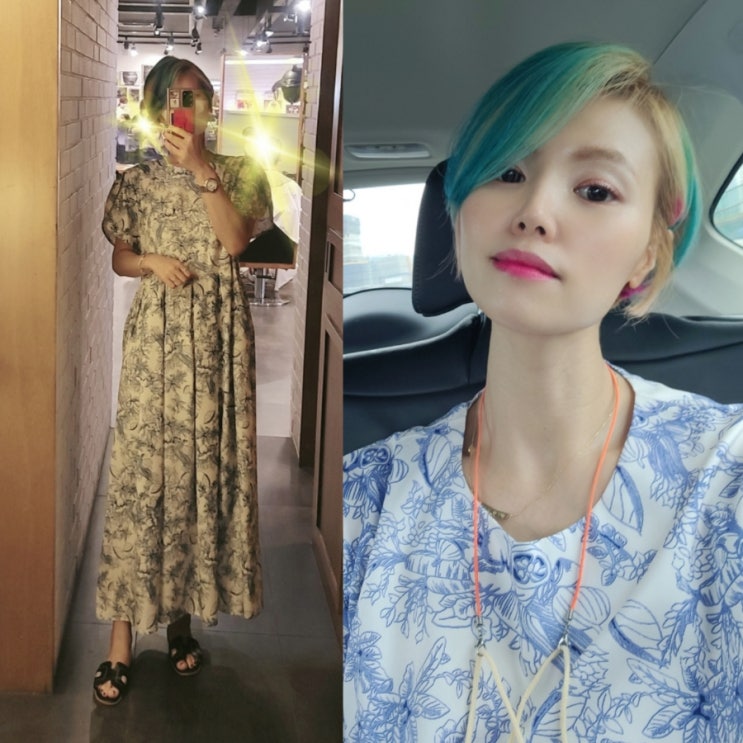  숏컷 단발 / 컬러 염색 / 머리잘하는 가든준오헤어 제인부원장 / 주말이 항상 더 바쁘다.