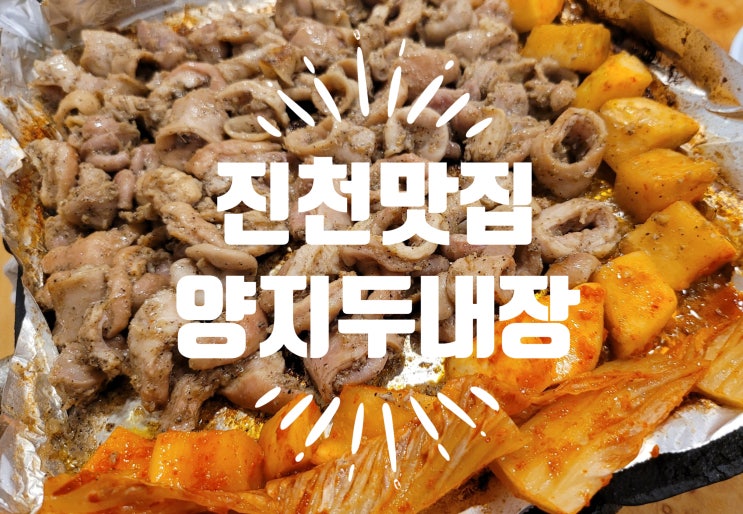  진천맛집 곱창구이 & 전골이 맛있는 진천읍 양지두내장 후기