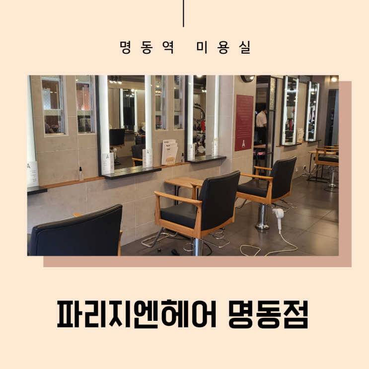  [서울 중구]명동미용실 ::파리지엔헤어 명동점:: 유진디자이너 탈색모 애쉬브라운 염색후기