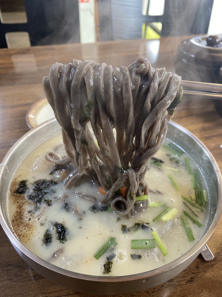 [왕십리 맛집] 솔마루 옹심이 메밀 칼국수 안녕!