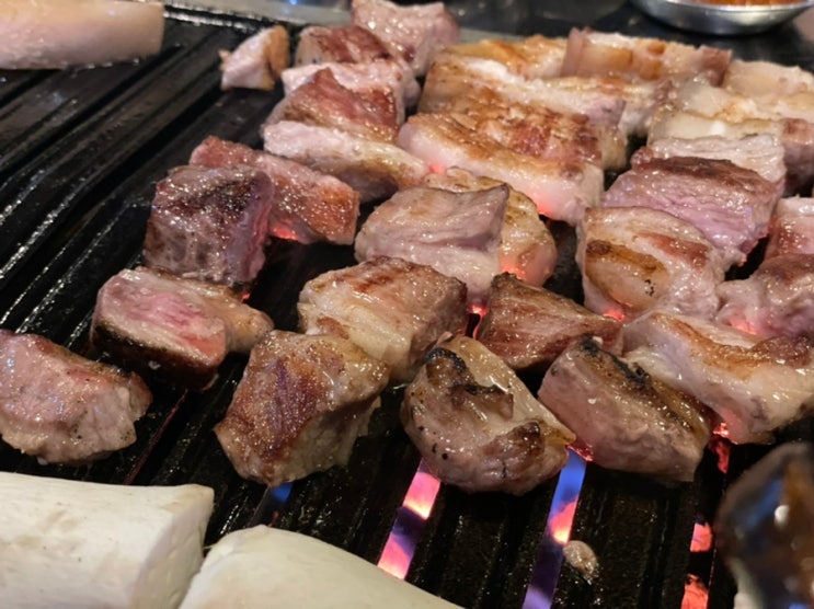  [연수동 맛집] 금복돈 / 연탄에 구워먹는 등겹살