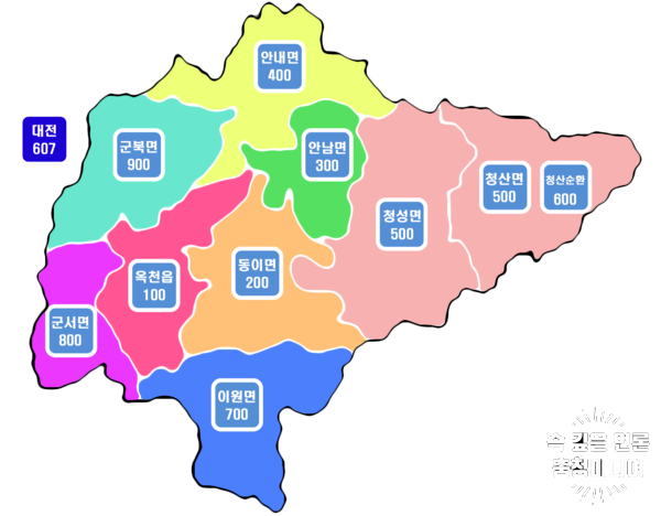  옥천군, 시내버스 노선번호 3자리로 변경 10월부터 시행