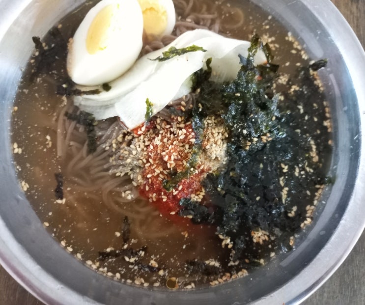  여름 메뉴 곰곰 메밀 물 막국수 과연 맛은 어떨까요?