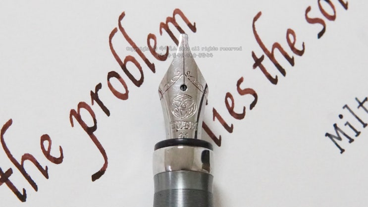 Within the problem lies the solution (ft. TWSBI Diamond 580ALR Stub1.1)