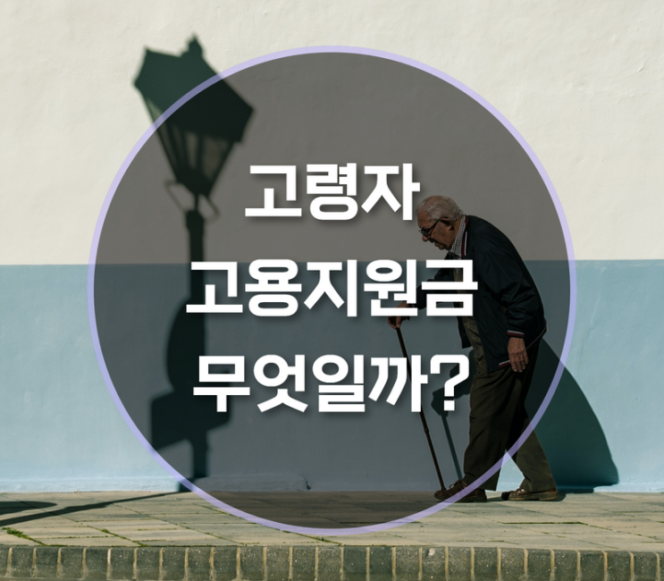  고령자 고용지원금이란 무엇일까요?