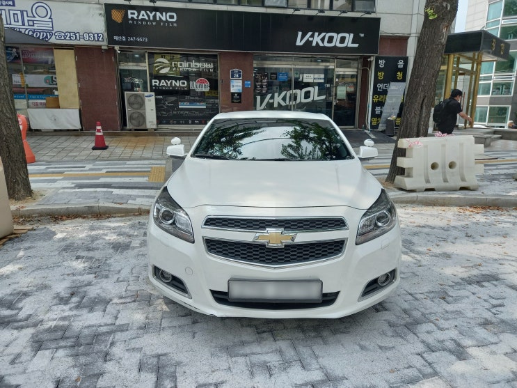  수원썬팅 말리부 전체 재시공