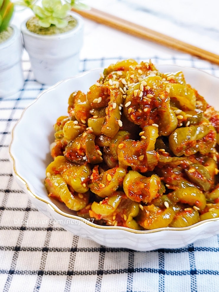 오이지무침 레시피 오독오독 초간단 여름밑반찬 오이지요리 오이지무침 레시피 오독오독 초간단 여름밑반찬 오이지요리