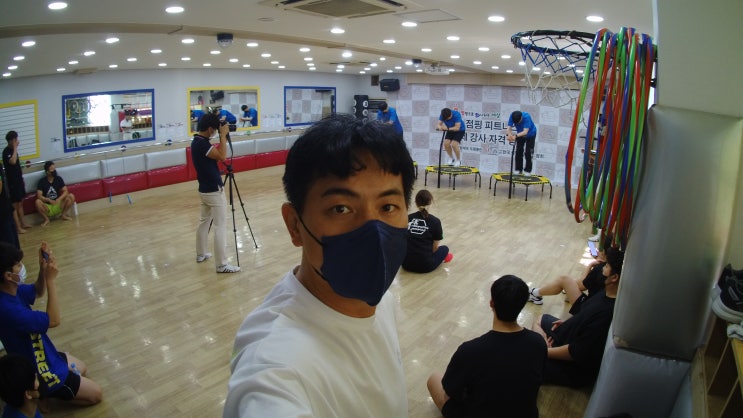  점핑 피트니스 트램펄린 자격증 취득!