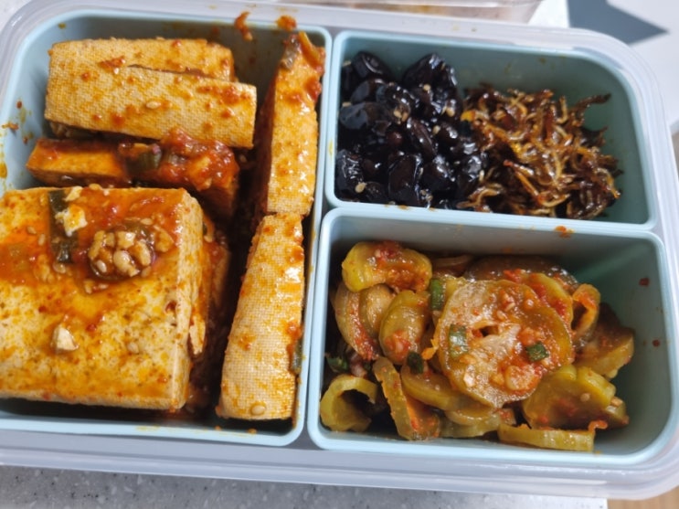  두부조림 . 콩자반. 멸치볶음.감자채볶음 만들기